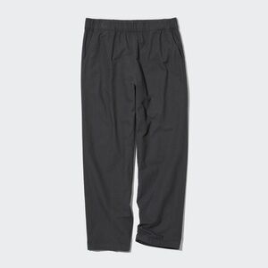 Uniqlo Cotton Relaxed Ankle Pants, Size: L, Color: Black, New Without Tags
